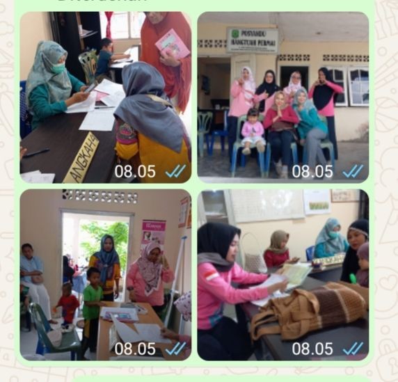 Kader Posyandu Hangtuah Bersama Nakes  Melaksanakan Posyandu Integrasi Layanan Primer Serta Monitoring Tumbuh Kembang Anak Agar Masyarakat Dapat Lebih Mudah Mengakses Layanan Kesehatan Dan Memperoleh Pelayanan yang Lebih Komprehensif Dan Integrasi