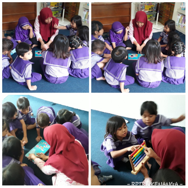 Membaca buku dan berhitung Paud Aster V