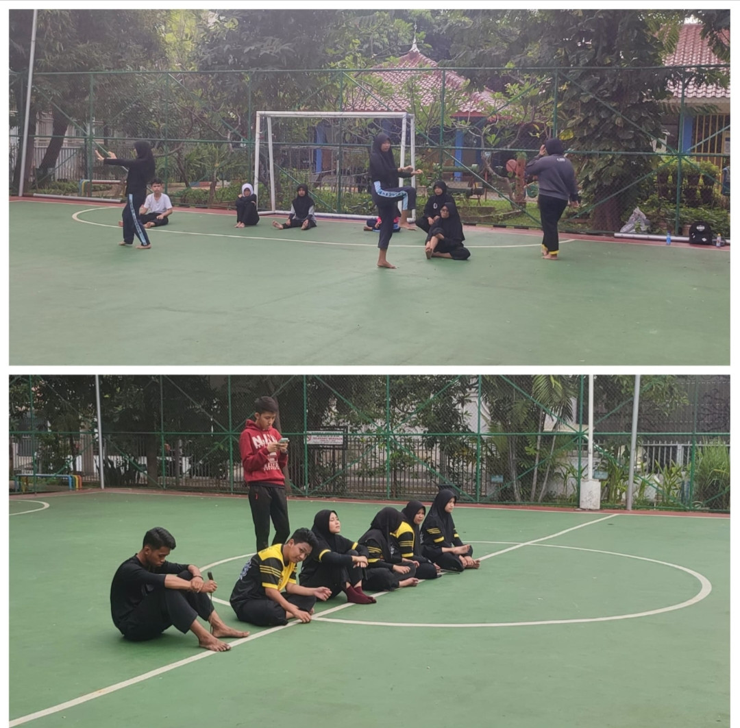 Pelatihan pencak silat panca wangi