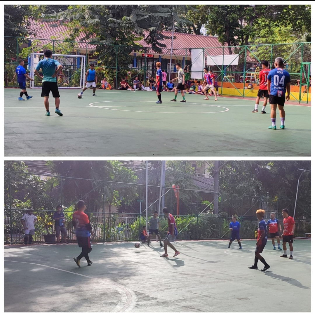 Pertandingan persahabatan futsal
