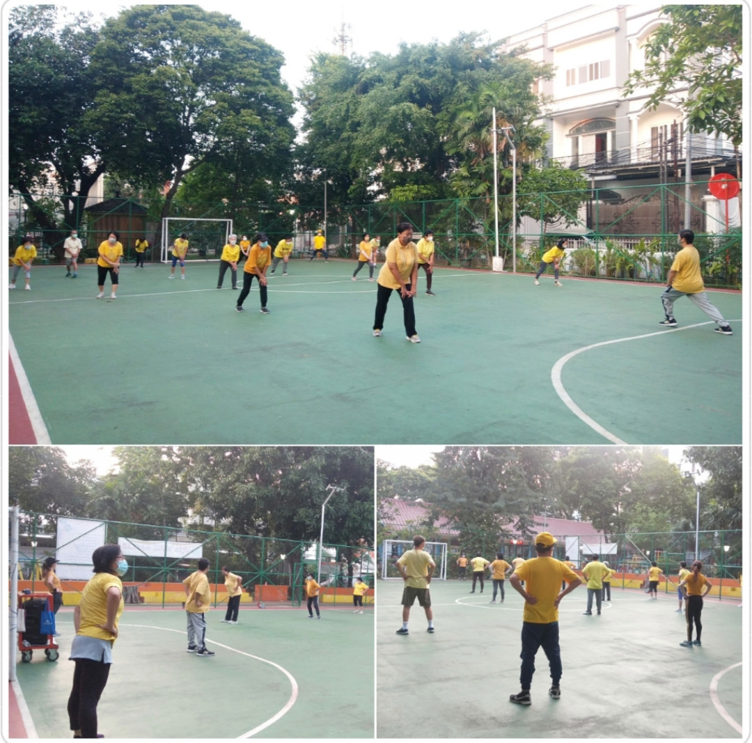 Senam tera kelurahan Cideng