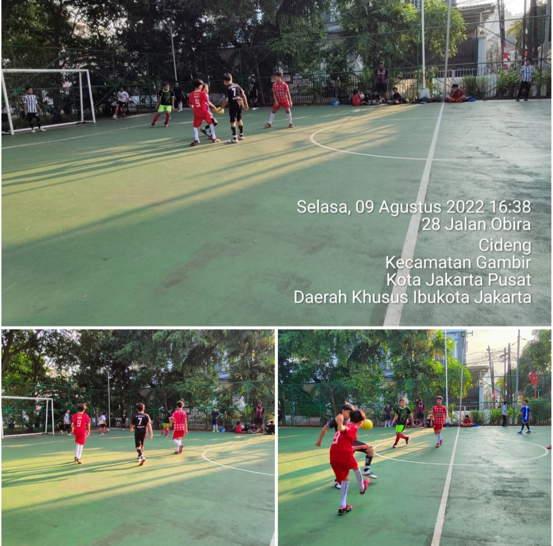 Tim futsal anak anak jembatan lima