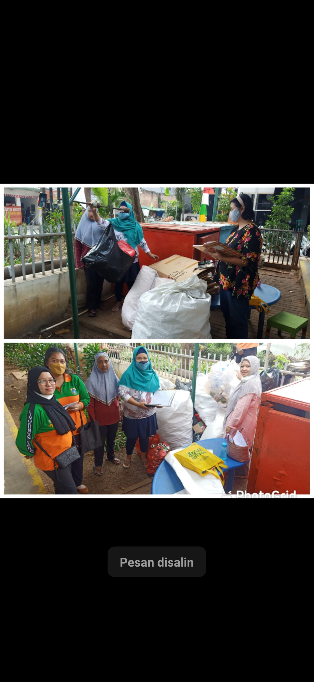 Penimbangan bank sampah RW 05