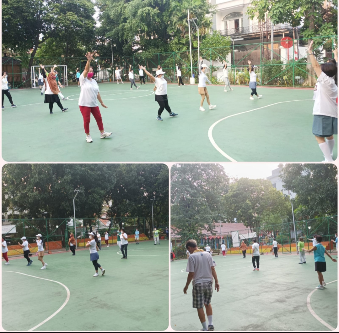 Senam tera kelurahan Cideng