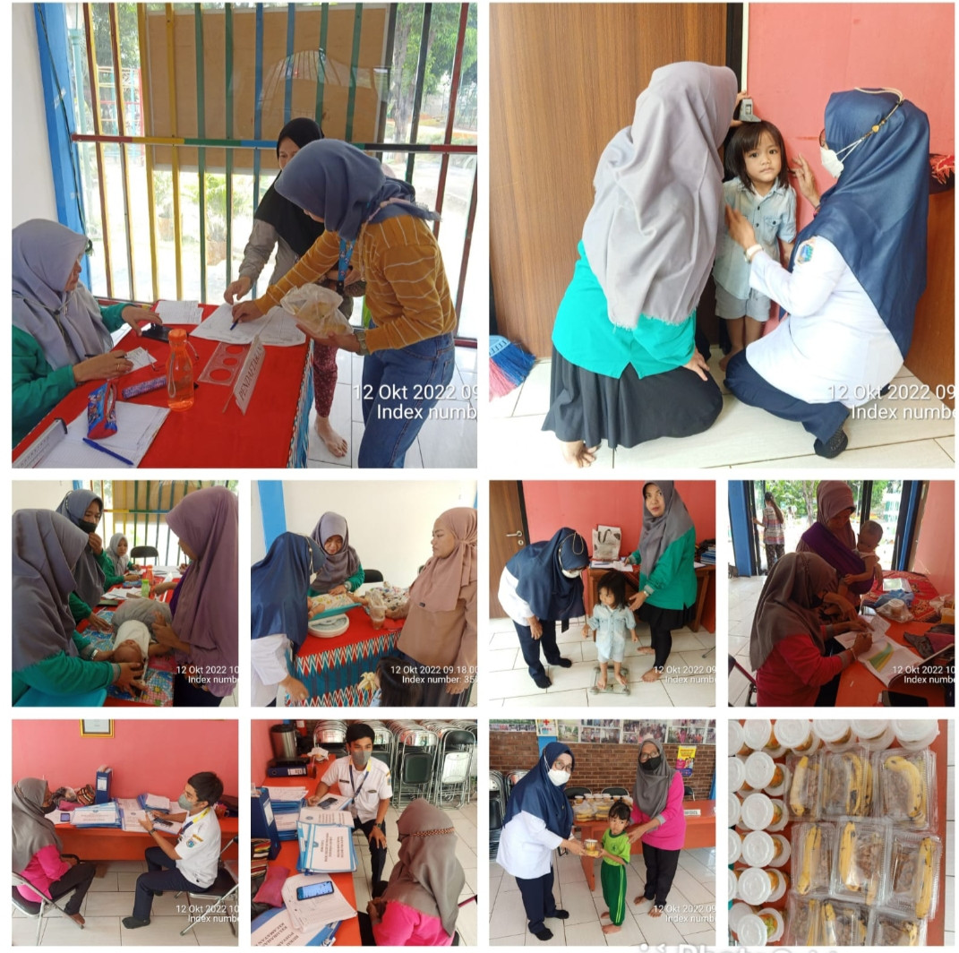 Melaksanakan kegiatan posyandu balita