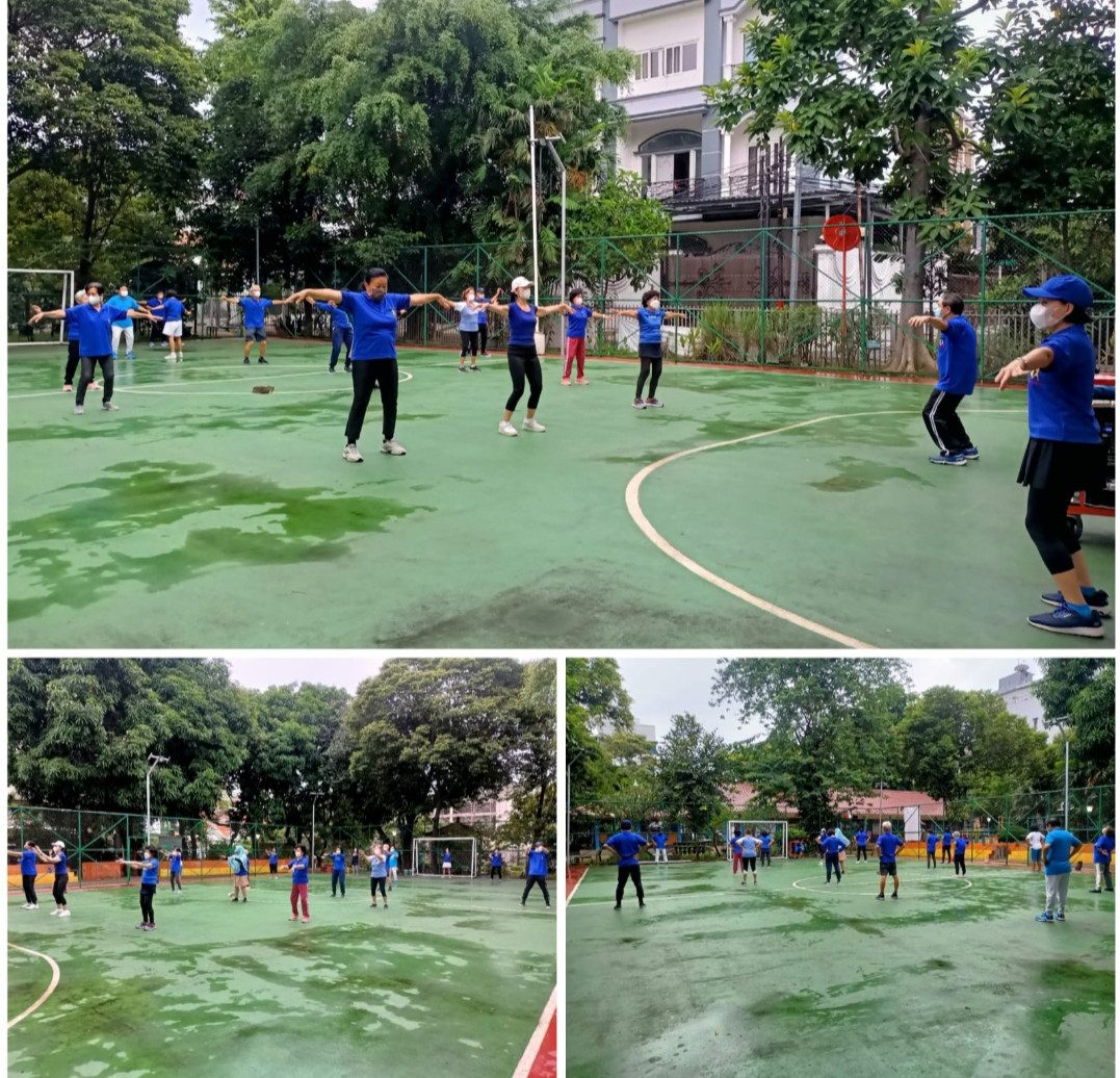 Senam tera kelurahan Cideng