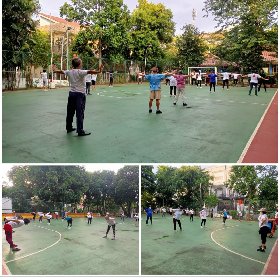 Senam tera kelurahan Cideng