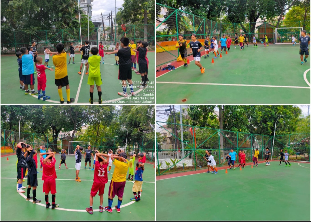 Pelatihan futsal anak-anak RW 05