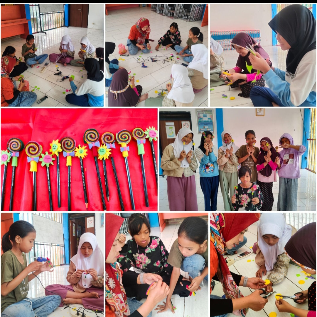 Latihan membuat hiasan pensil