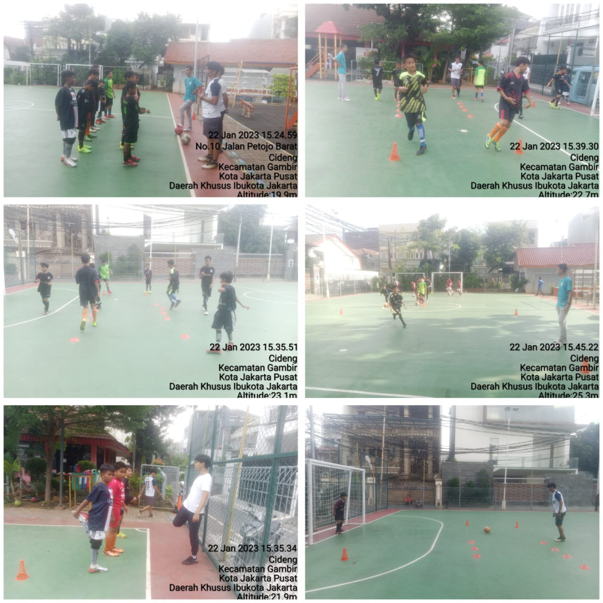 Latihan futsal