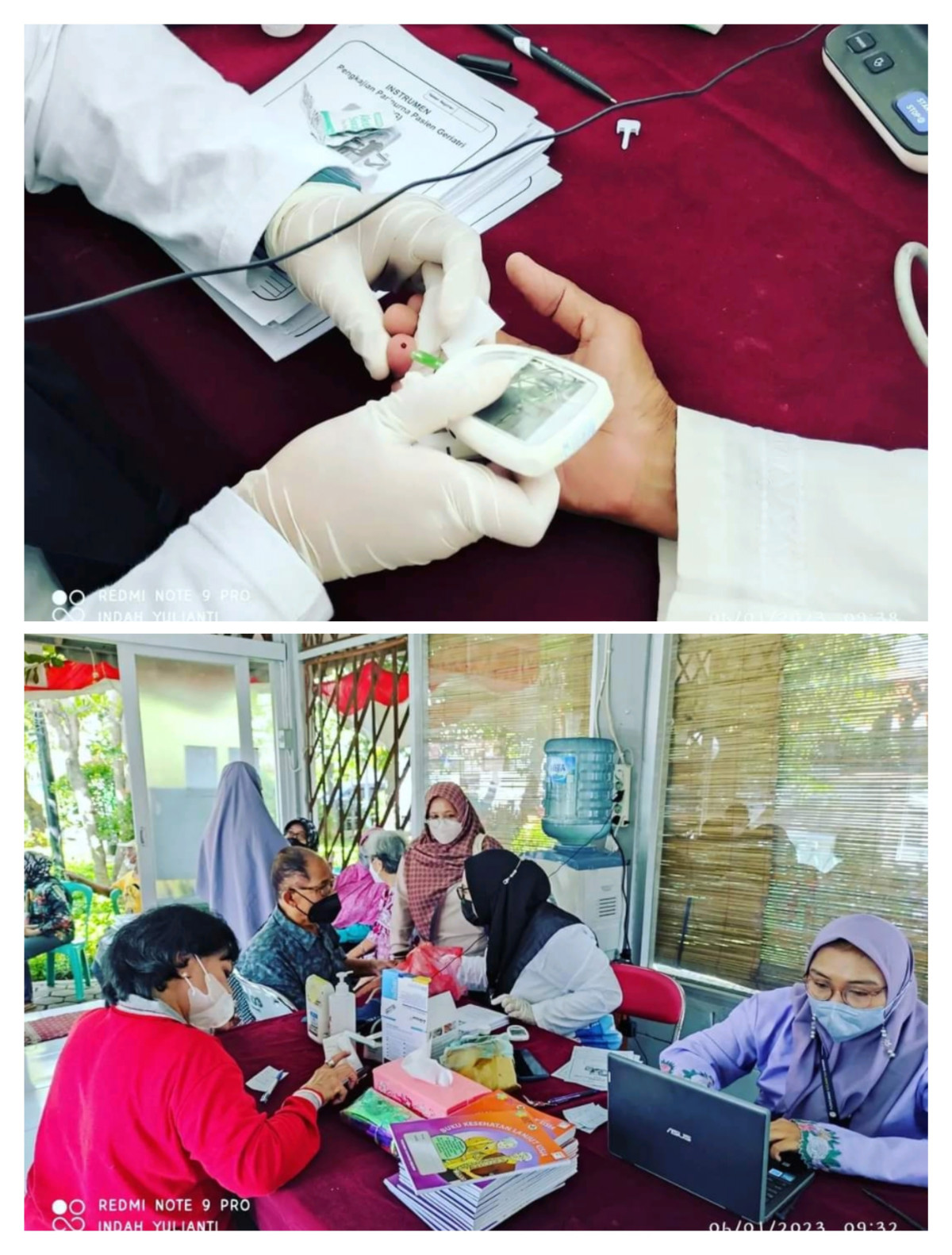 Posyandu lansia (Posbindu) Aster 3, Kelurahan Cideng