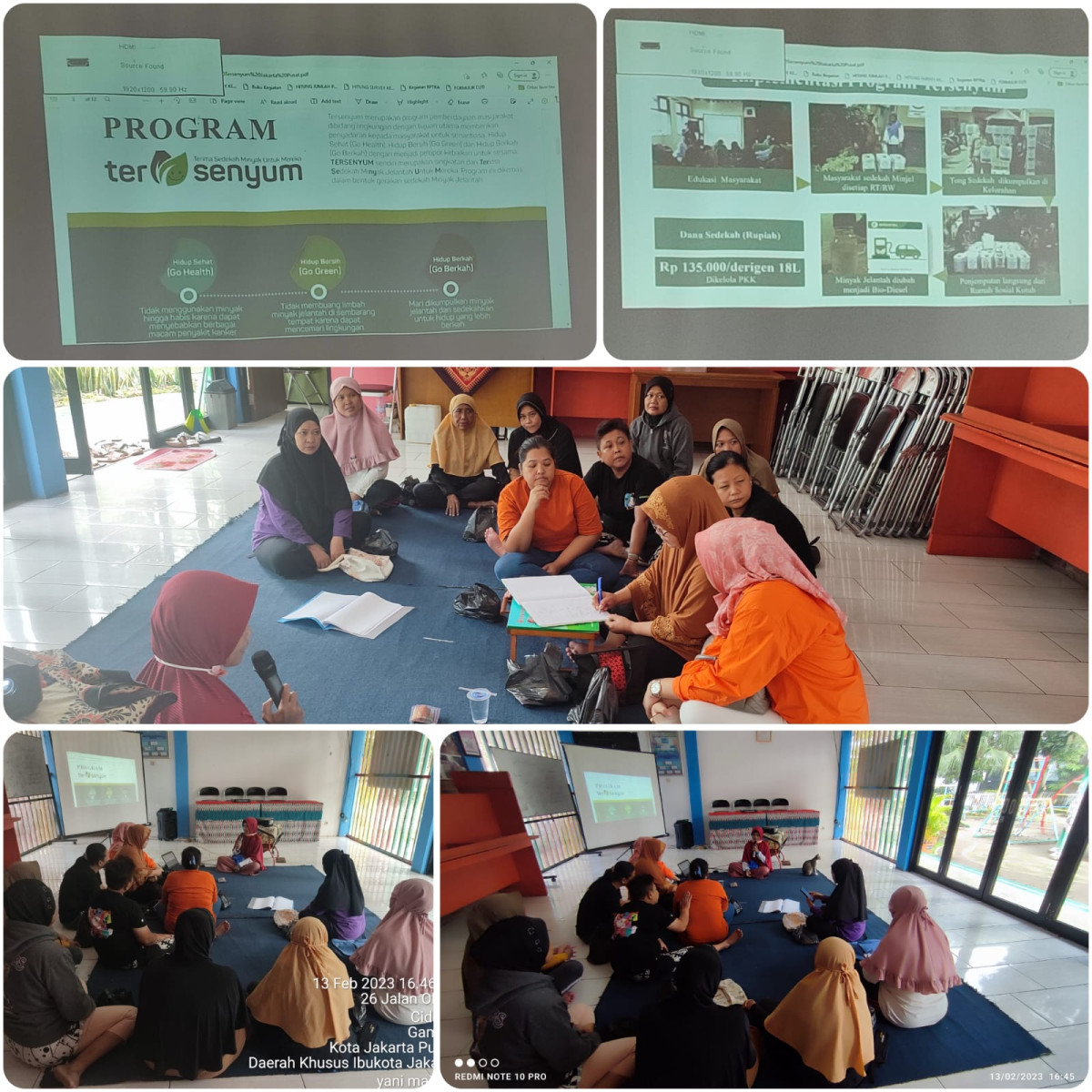 Sosialisasi Program Kota Tersenyum (Sedekah Minyak Jelantah)