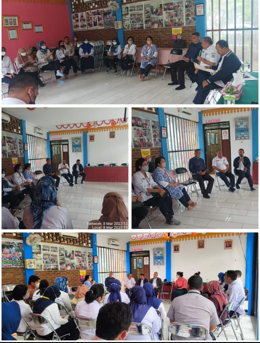 rapat persiapan kunjungan menteri