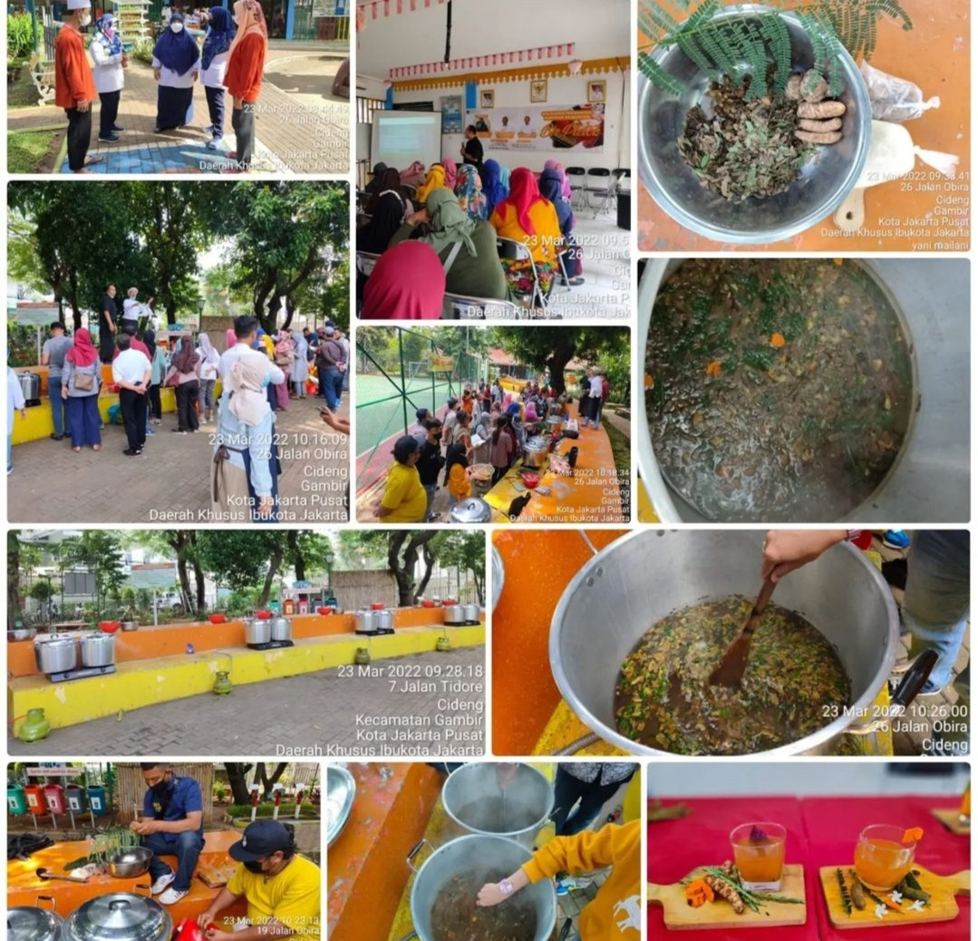 Pelatihan Pembuatan minuman kesehatan