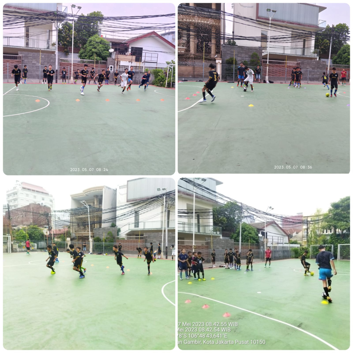 Anak* dari Tanah Sereal sedang latihan Futsal