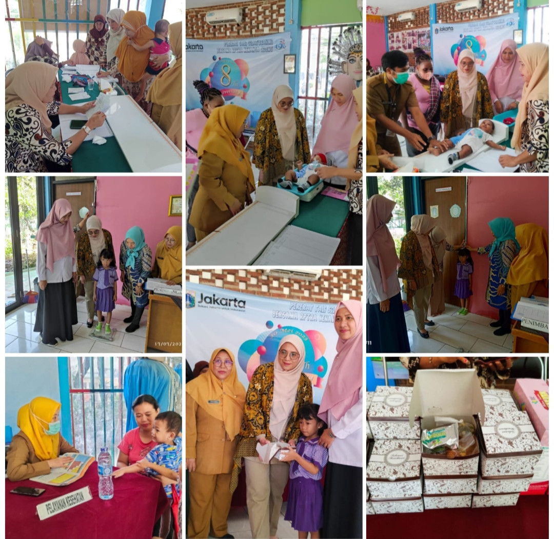 melaksanakan kegiatan posyandu balita