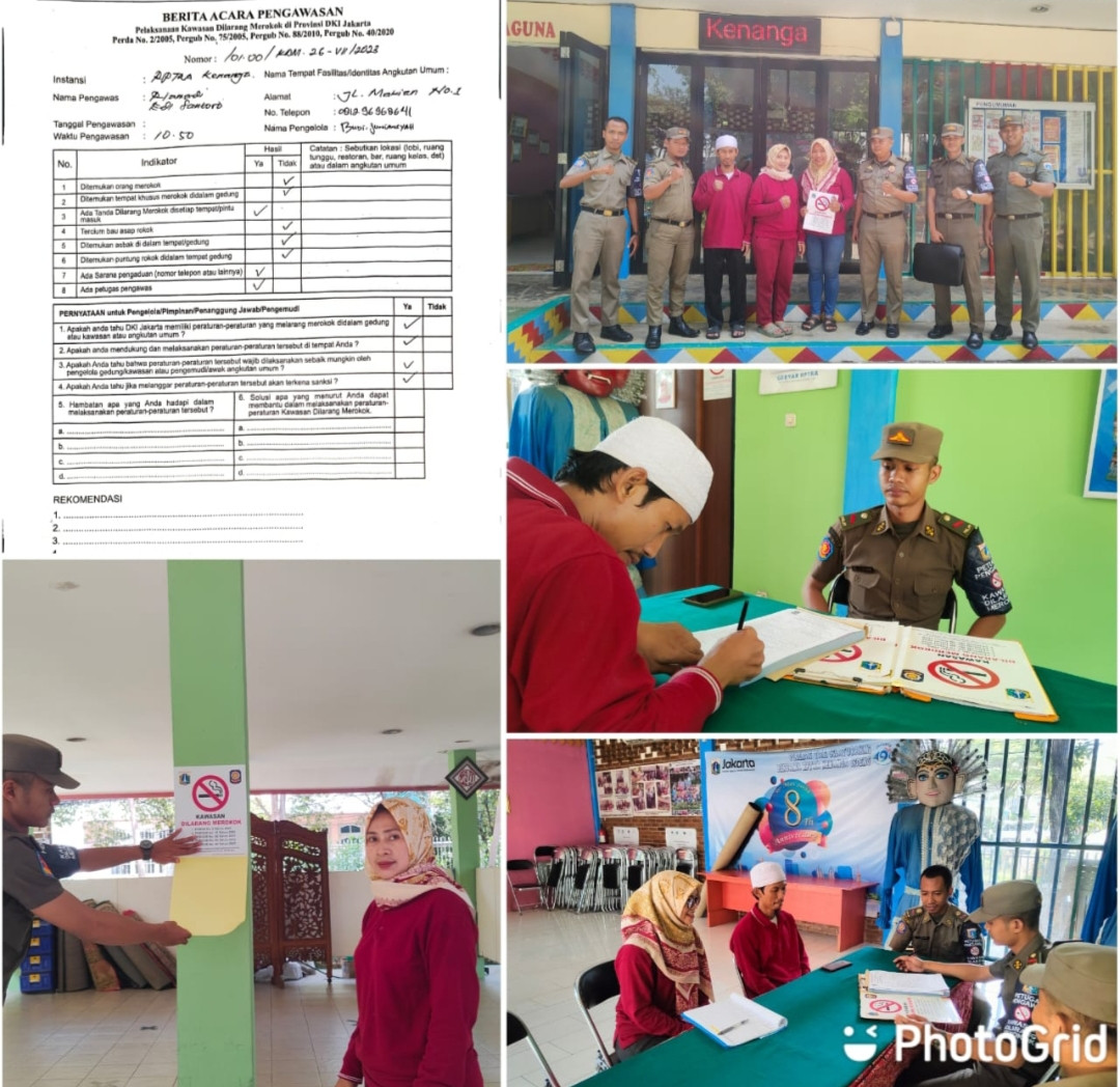 sidak kawasan dilarang merokok