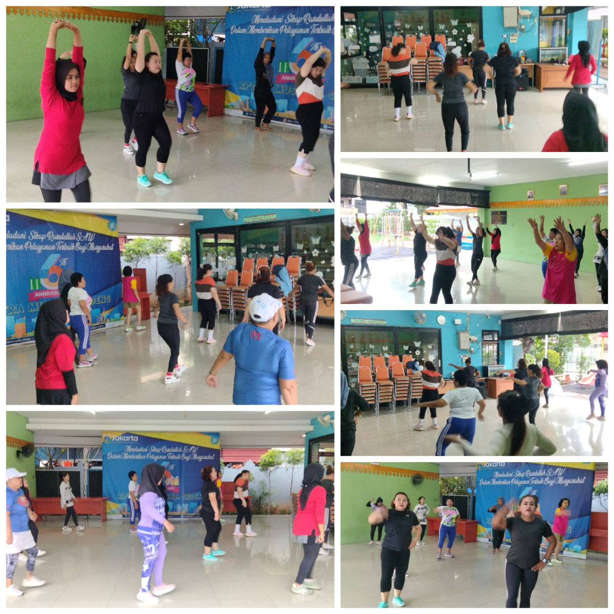 Pelatihan Senam  Warga Kel. Cideng
