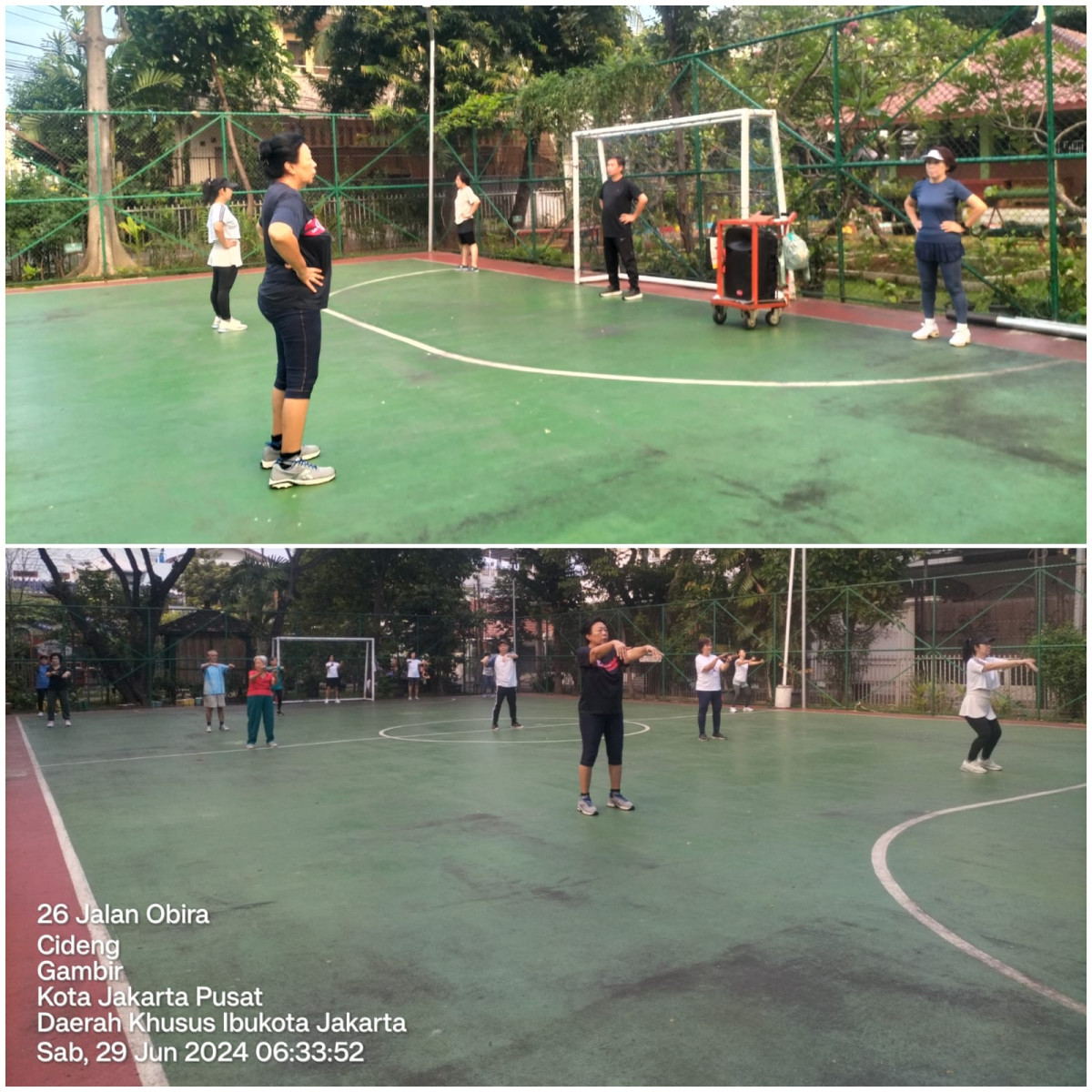 Senam Tera Warga Kel. Cideng