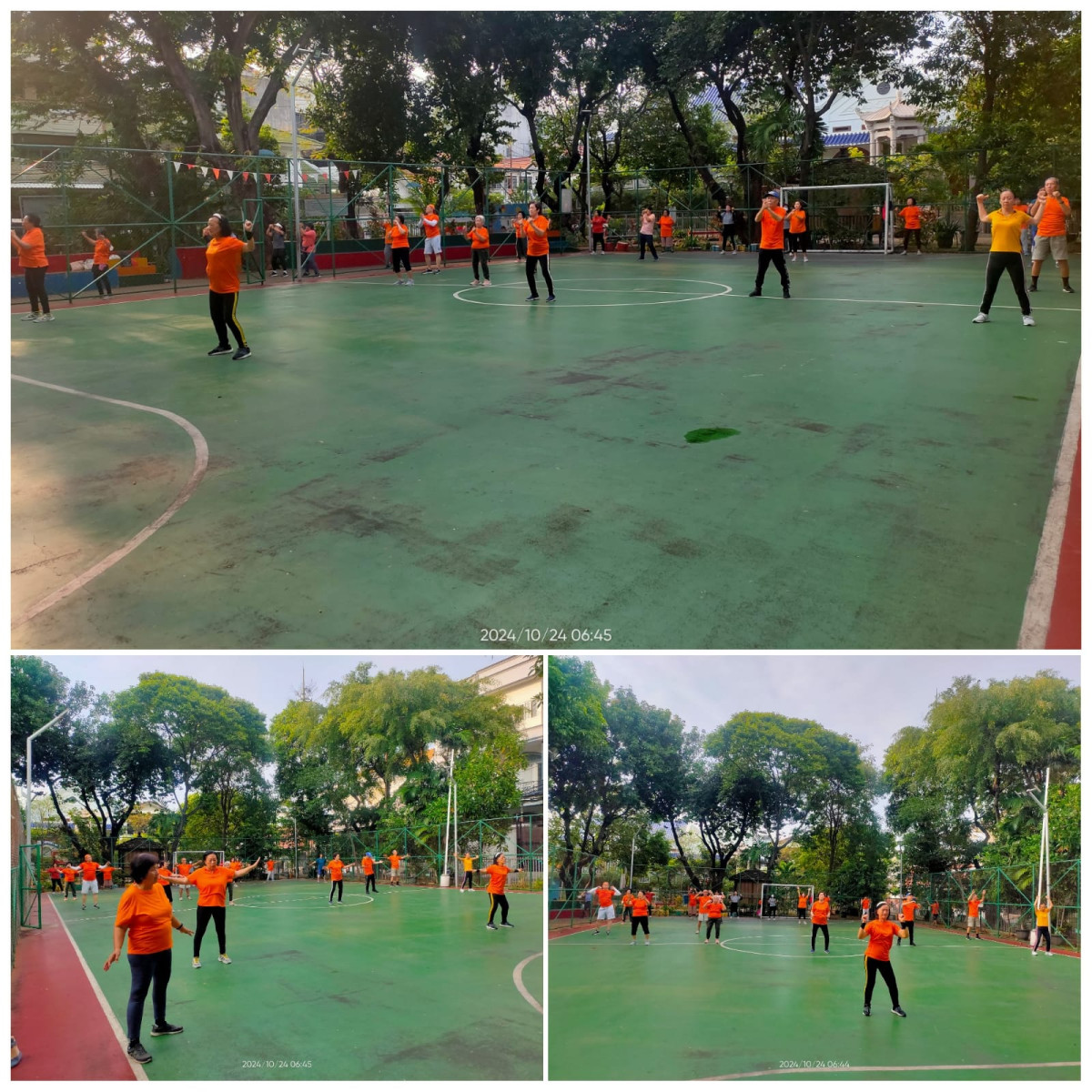 Senam Tera warga Kelurahan Cideng