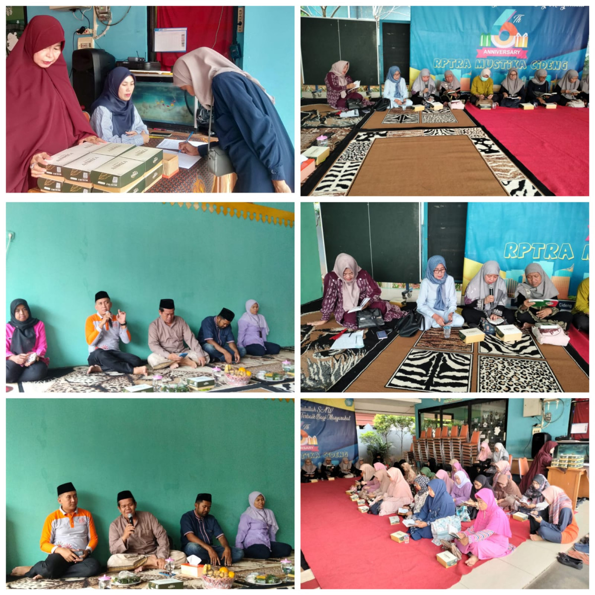 Pengajian rutin TP PKK Kelurahan Cideng