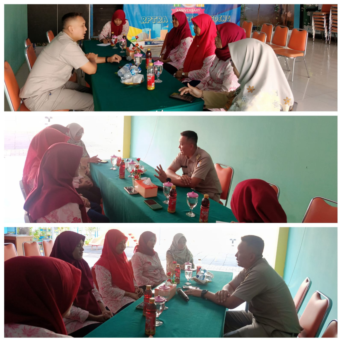 Rapat koordinasi pengurus dan pengelola RPTRA MKelurahan Cideng