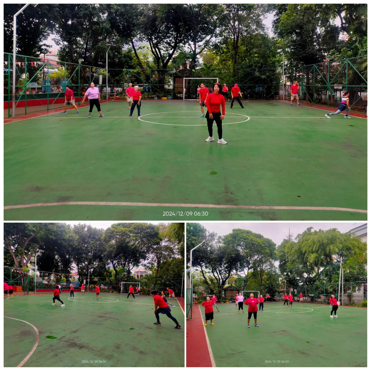 Senam Tera warga Kelurahan Cideng