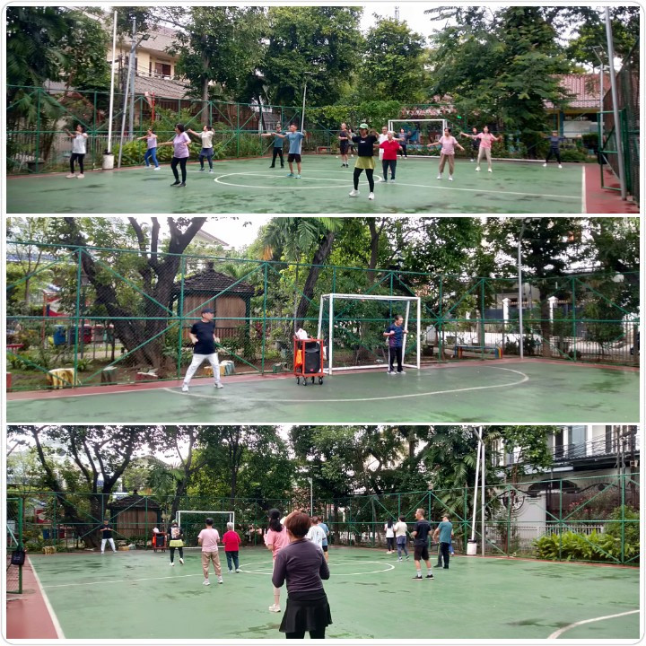 Senam Tera warga Kelurahan Cideng