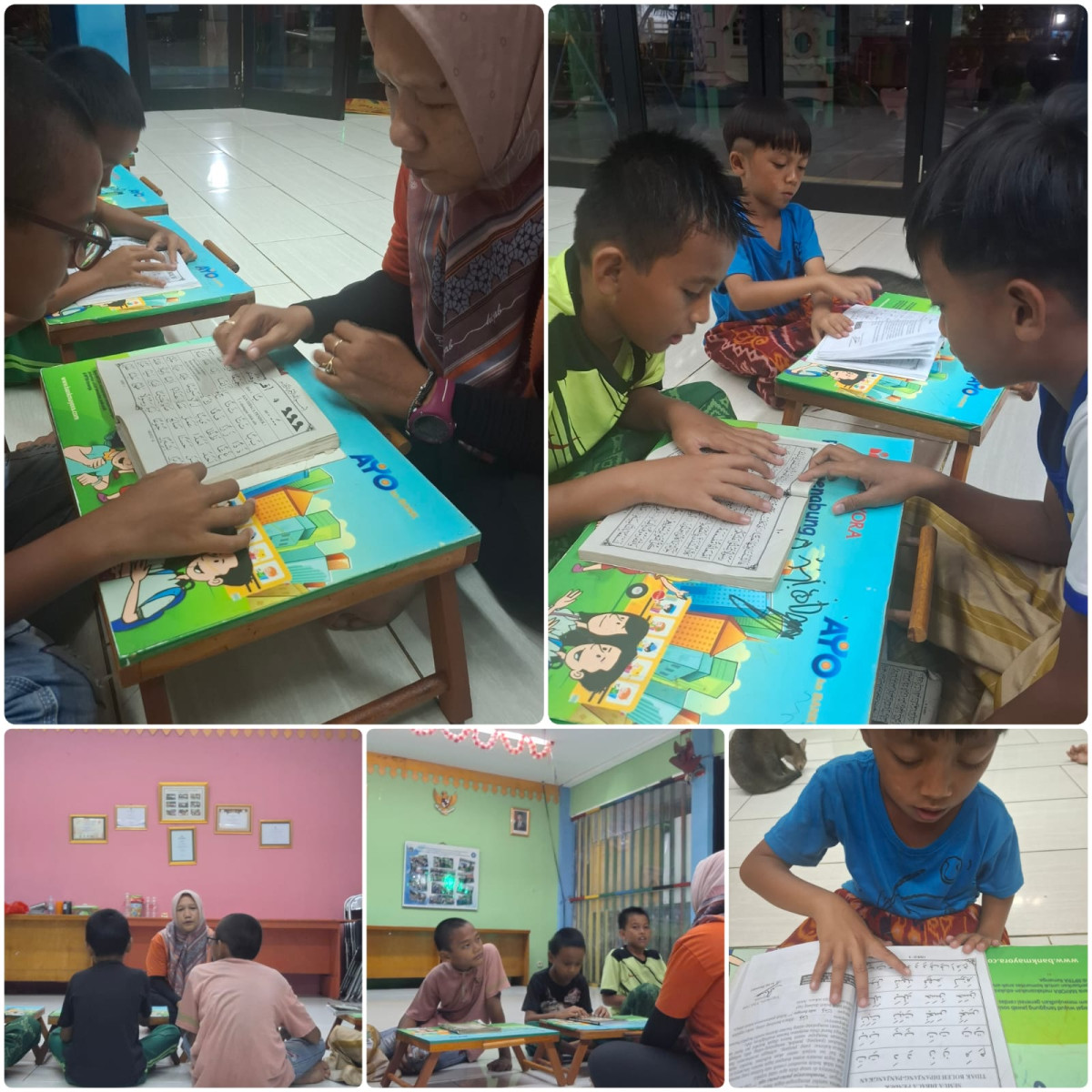 Magrib Mengaji bersama anak-anak RW 05 Cideng