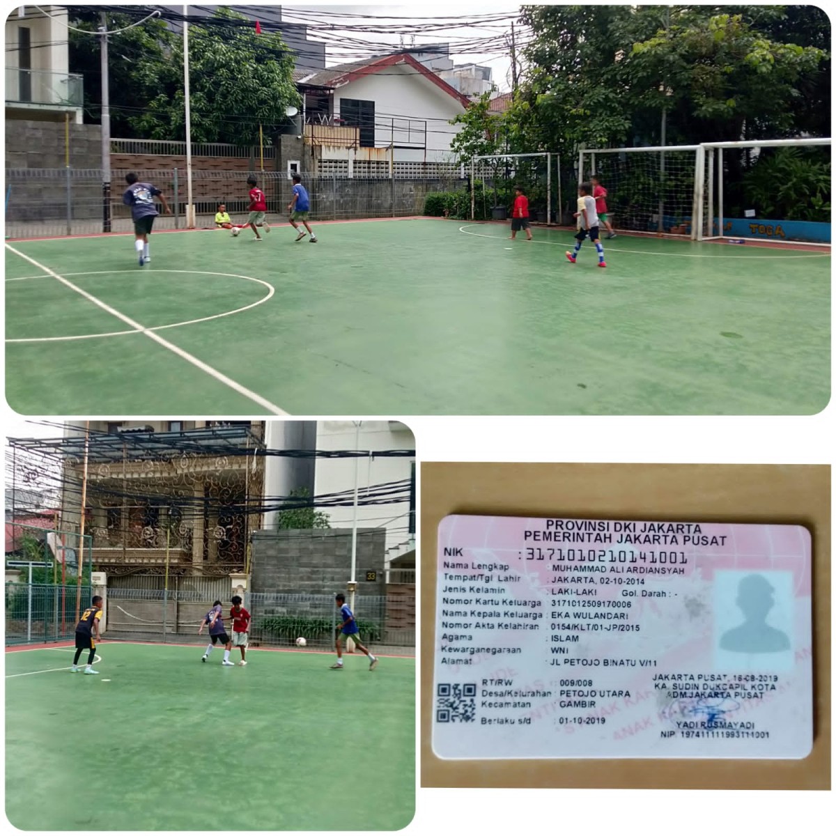 Futsal Anak-anak dari Kel. Petojo Utara
