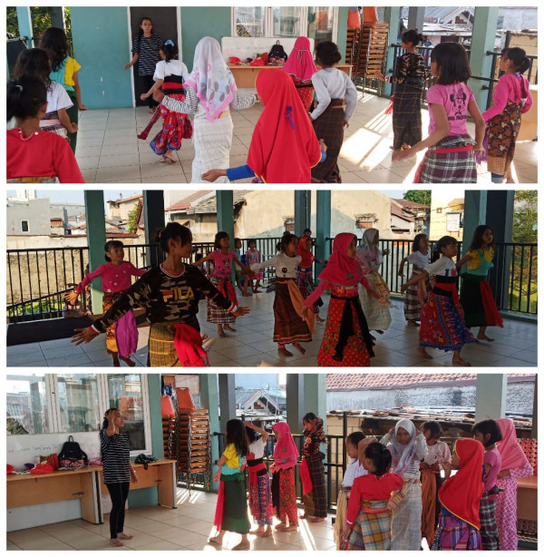 Pelatihan Tari dari Sudin Parbud