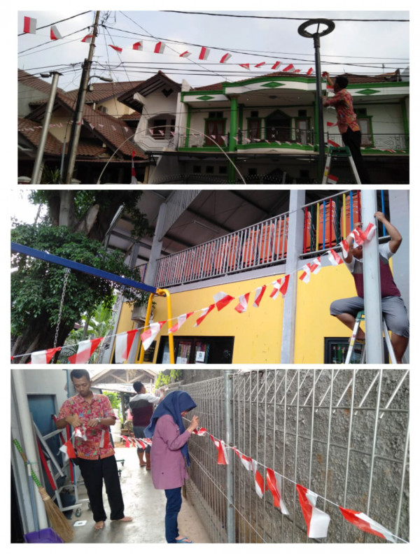 pemasangan bendera