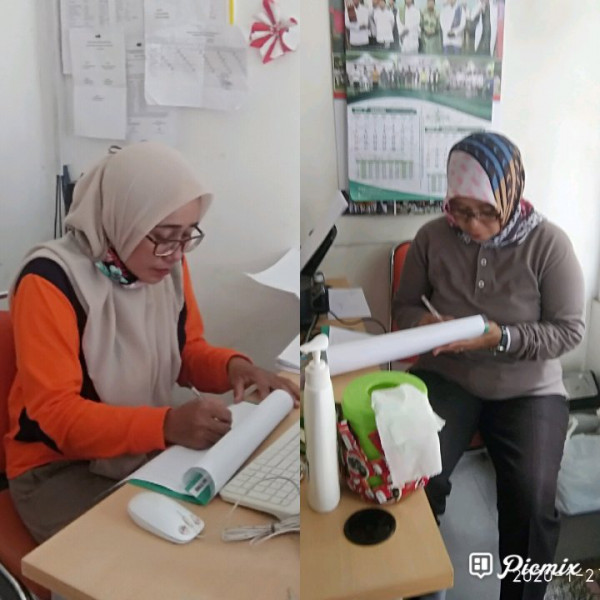 Monitoring PKK Kecamatan Ibu Mirnasari dan Ibu Rosmiani di RPTRA Kampung Benda 