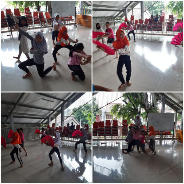 Kegiatan latihan menari
