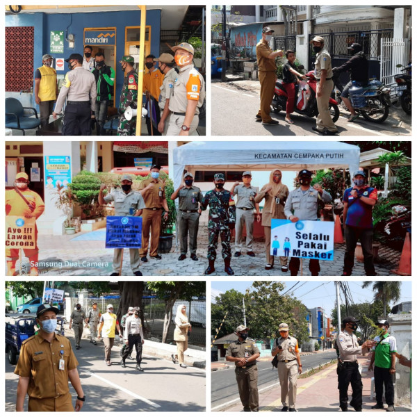  Kegiatan sosialisasi 3 M diwilayah RW 05 Kel CPT