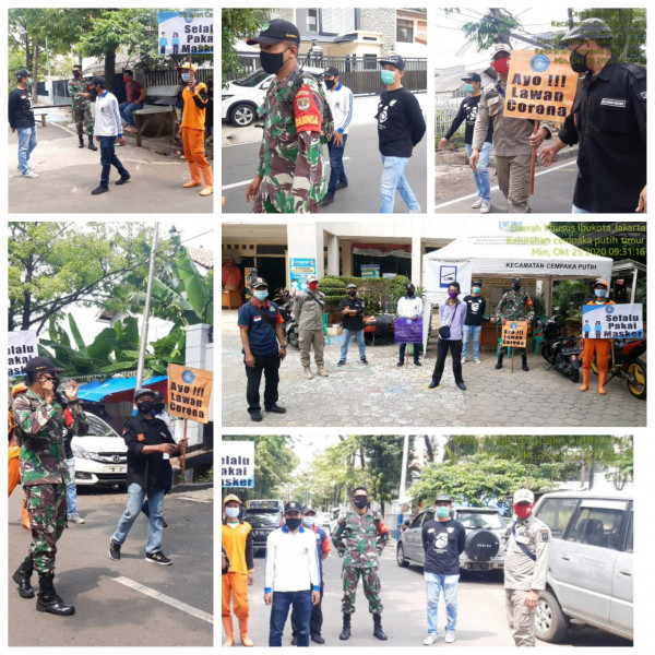 Sosialisasi gerakan 3 M diwilayah RW 06 Kel CPT