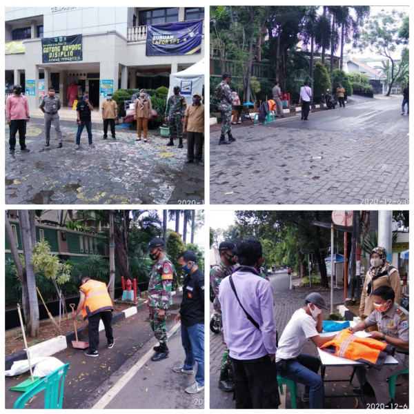  Kegiatan sosialisasi gerakan 3 M di jln cempaka putih 17 ,Kel CPT