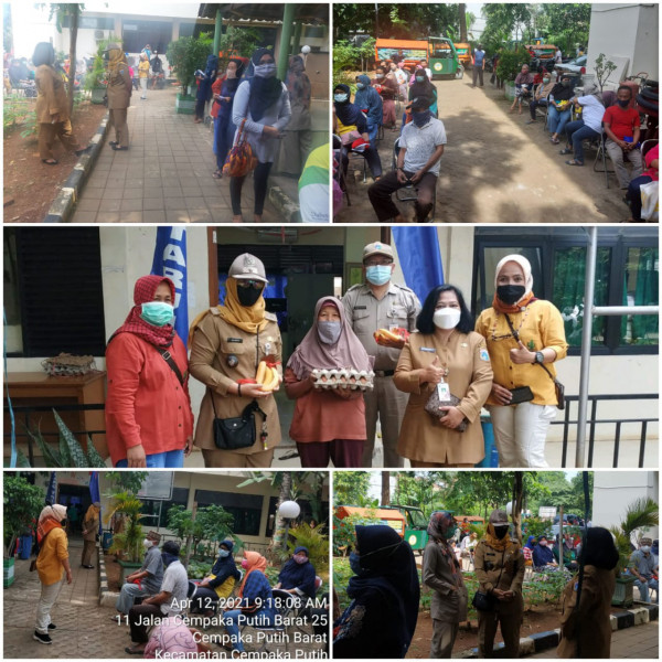 Pendistribusian BPNT untuk warga Kel CPT