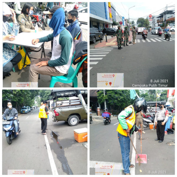 Kegiatan Tertib Masker Di wilayah RW03 Kel CPT