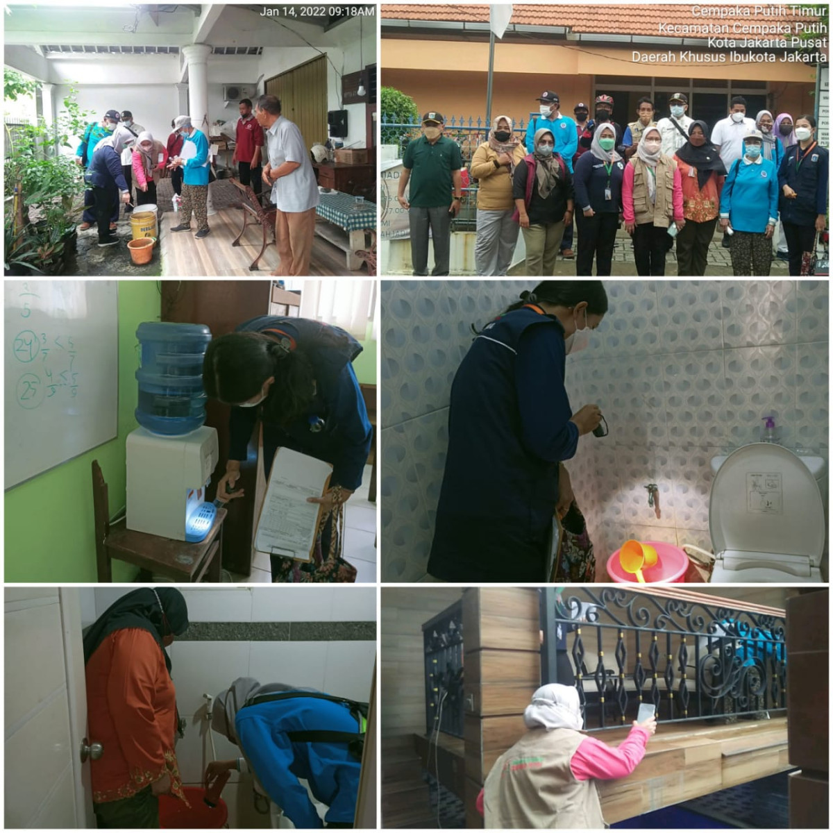 Kegiatan PSN dilingkungan RW 07 Kelurahan Cempaka Putih Timur