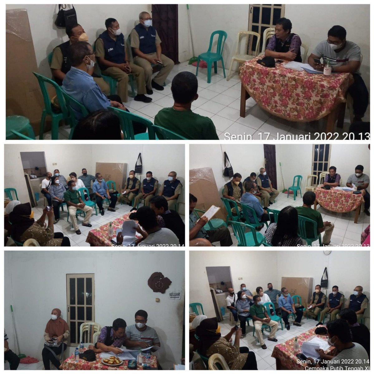 Pelaksanaan kegiatan Rembuk RW 05 Kelurahan Cempaka Putih Timur