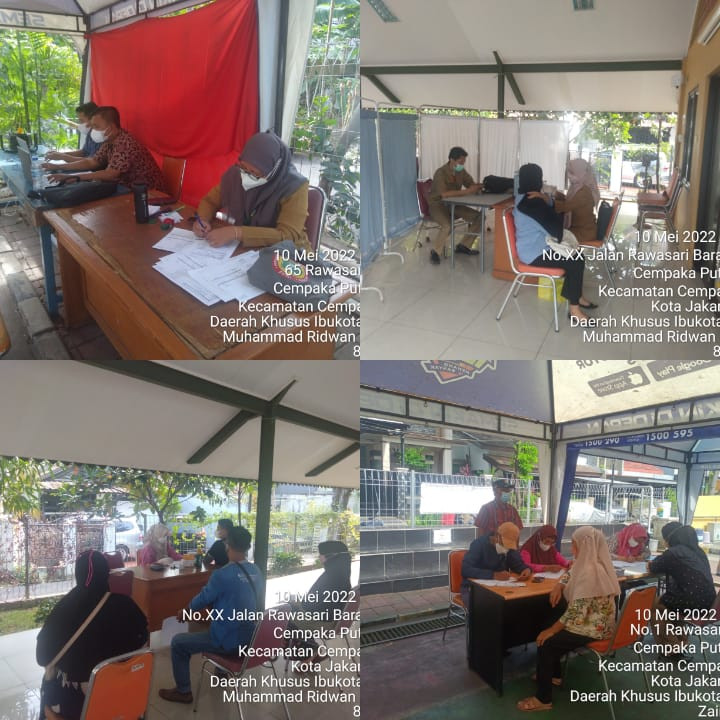 Kegiatan Vaksin di RPTRA Matahari