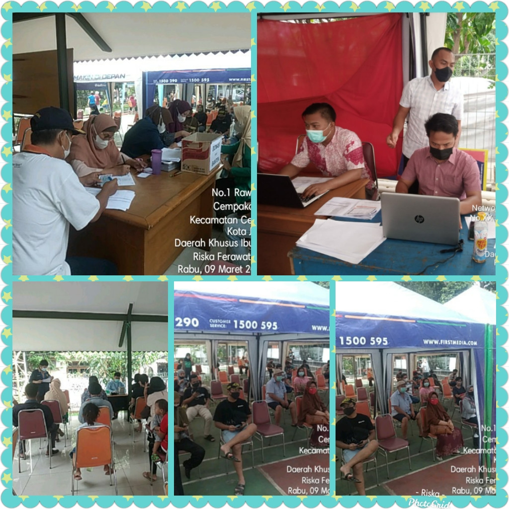 Kegiatan Vaksin di RPTRA Matahari