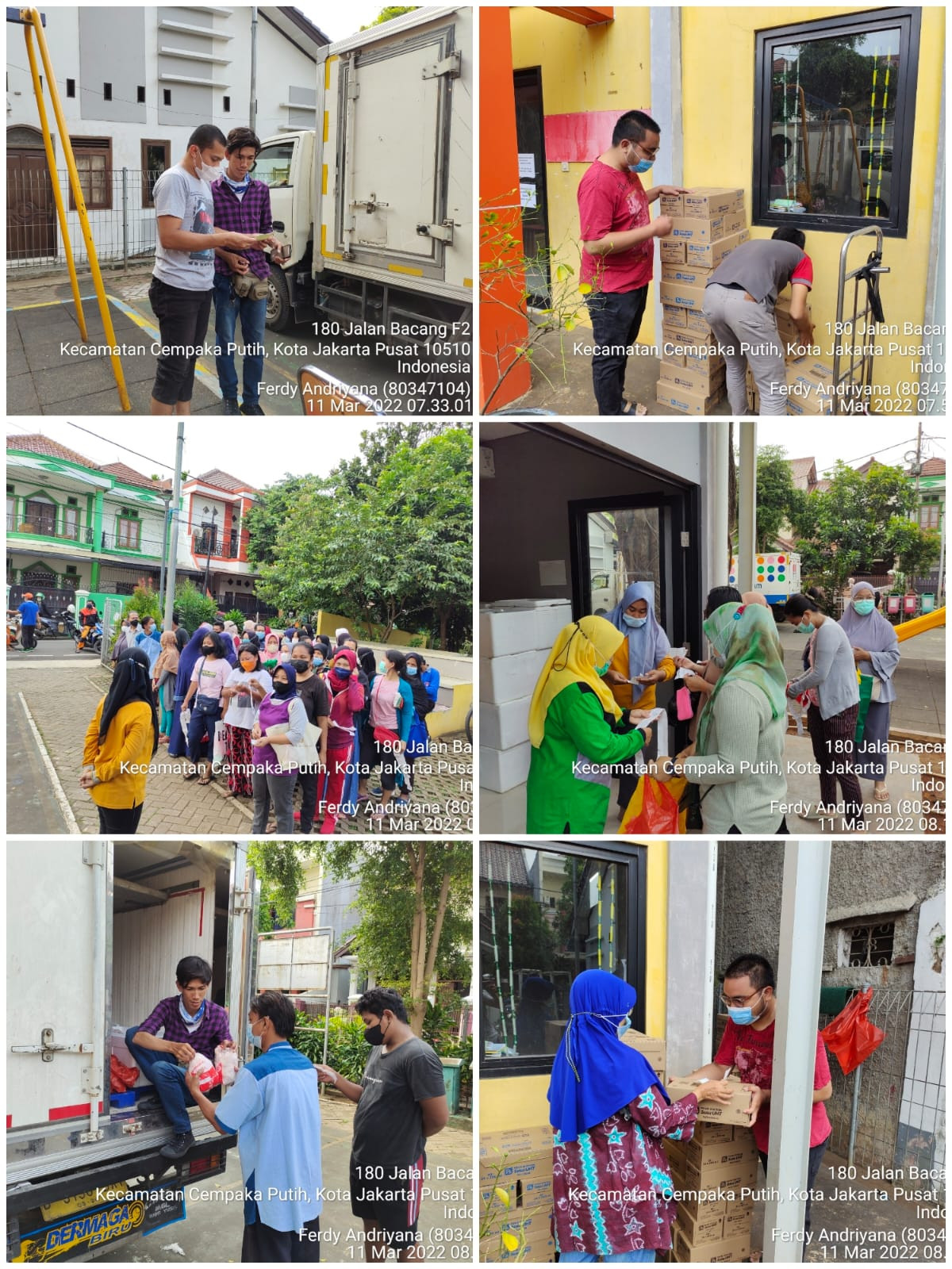 Pendistribusian  pangan  bersubsidi di  RPTRA  Beringin