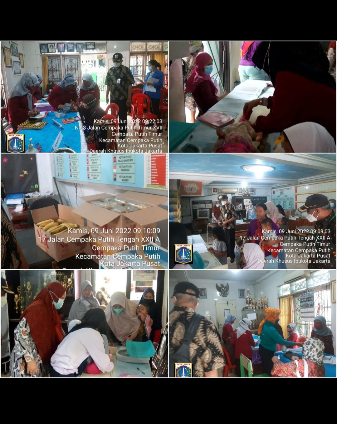 Monitoring Posyandu Balita Seruni III Rw.03, Cempaka I RW.04 dan Posbindu Posyandu Lansia RW.03