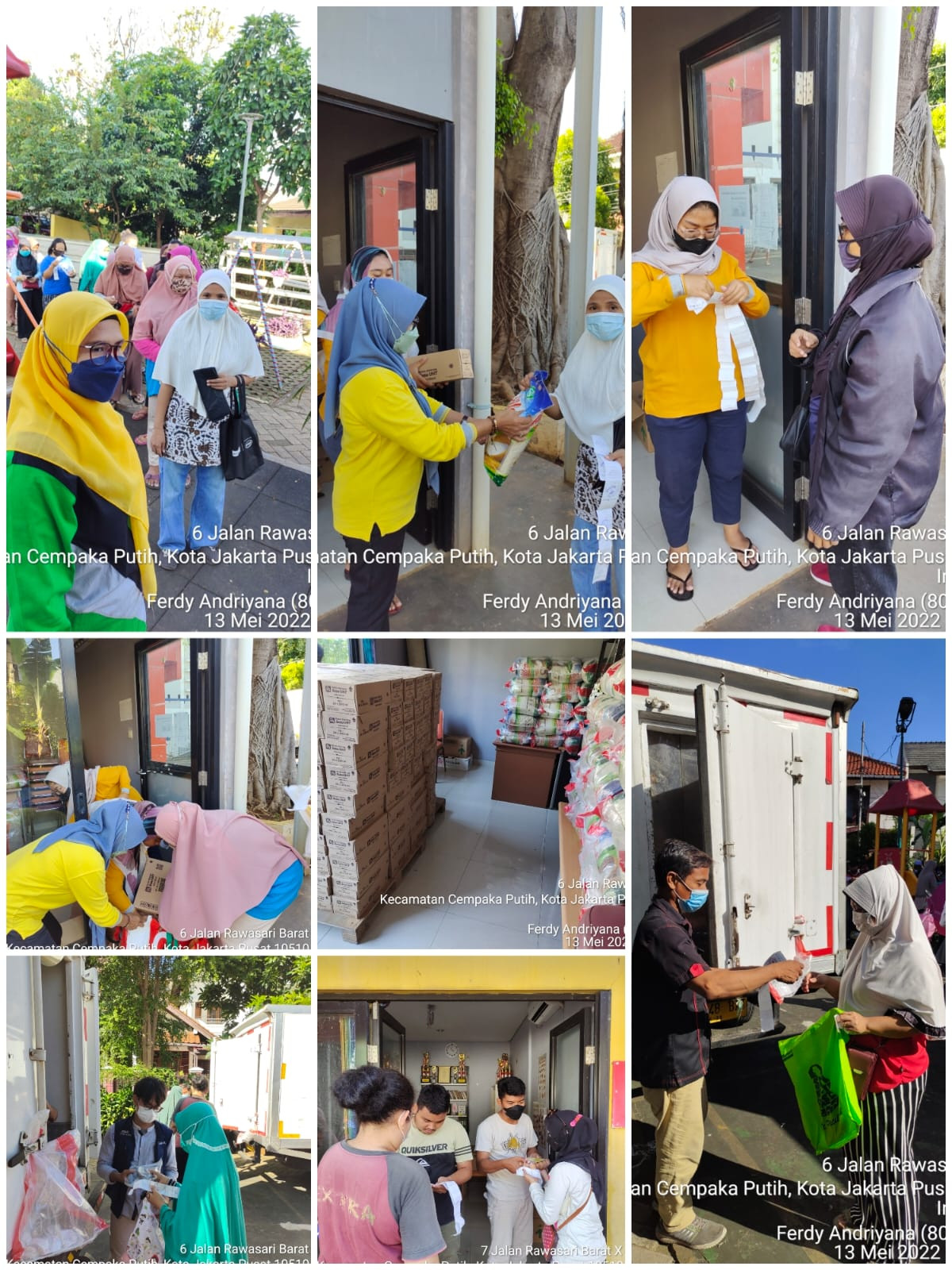 Pendistribusian  pangan  bersubsidi di  RPTRA  Beringin