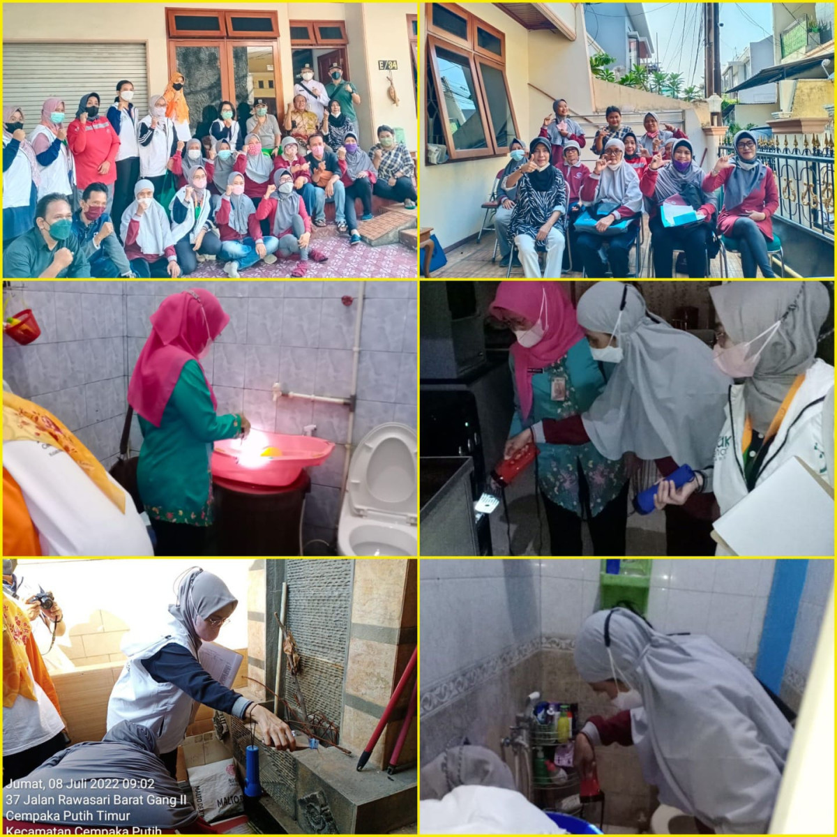 Kegiatan Grebek PSN di Wilayah RW.001 Kel CPT