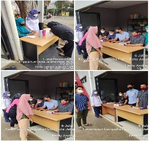 Kegiatan  transaksi pangan  bersubsidi bulan Juni di  RPTRA  Beringin