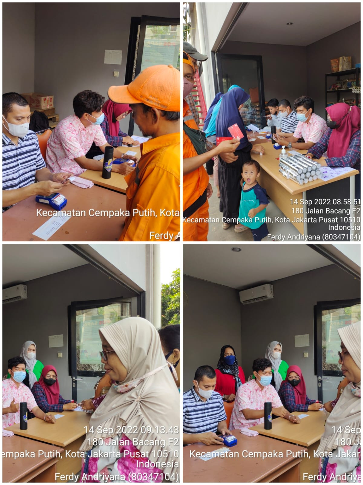 Kegiatan  transaksi pangan  bersubsidi bulan September di  RPTRA  Beringin