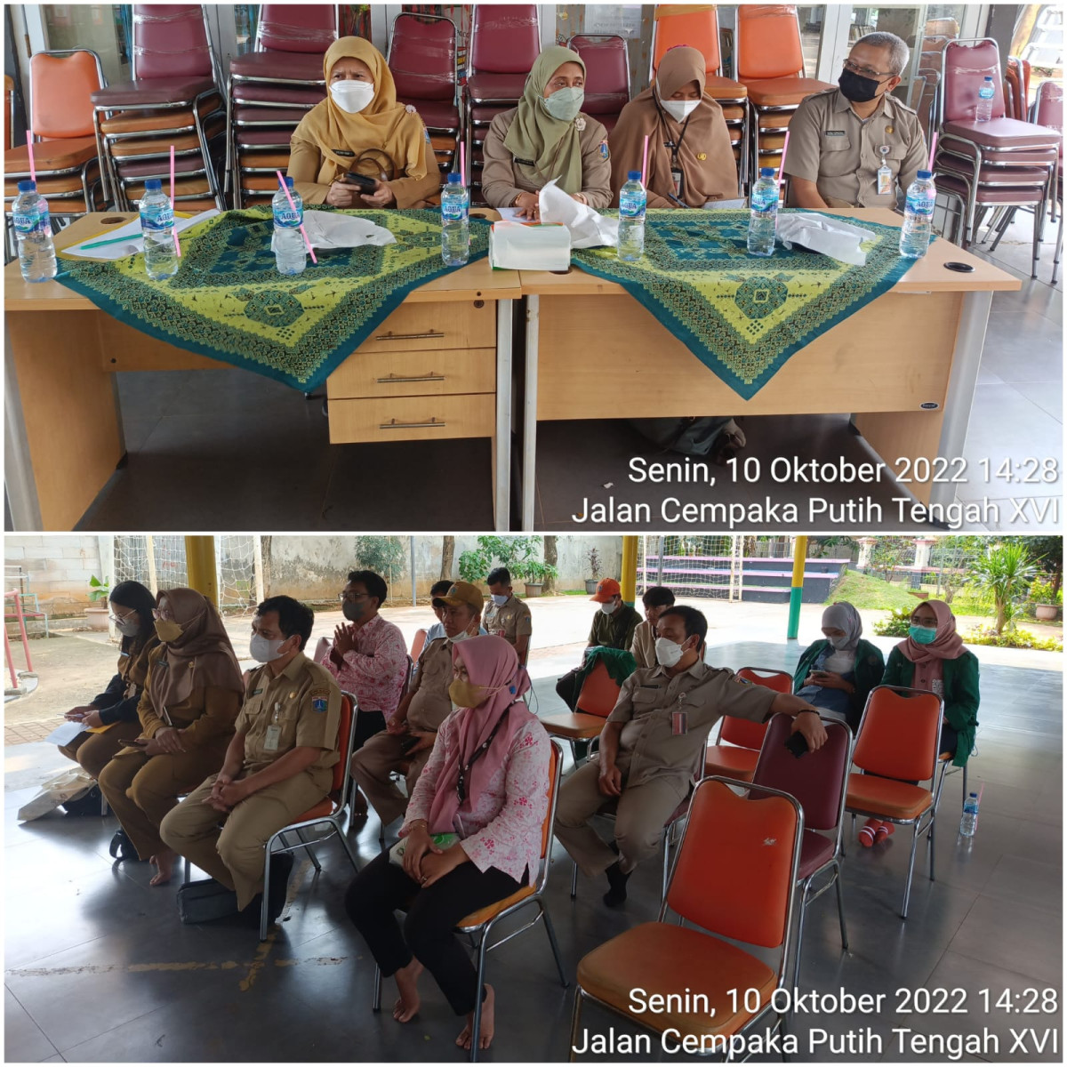 Kegiatan Monev dari Biro Kesos dan Sudin PPAPP Jakarta Pusat